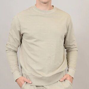 HEDGE Clay French Terry Oversized Crewneck Sweatshirt